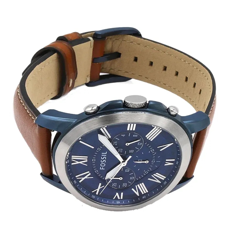 Fossil Grant Chronograph Blue Dial Men's Watch | FS5151